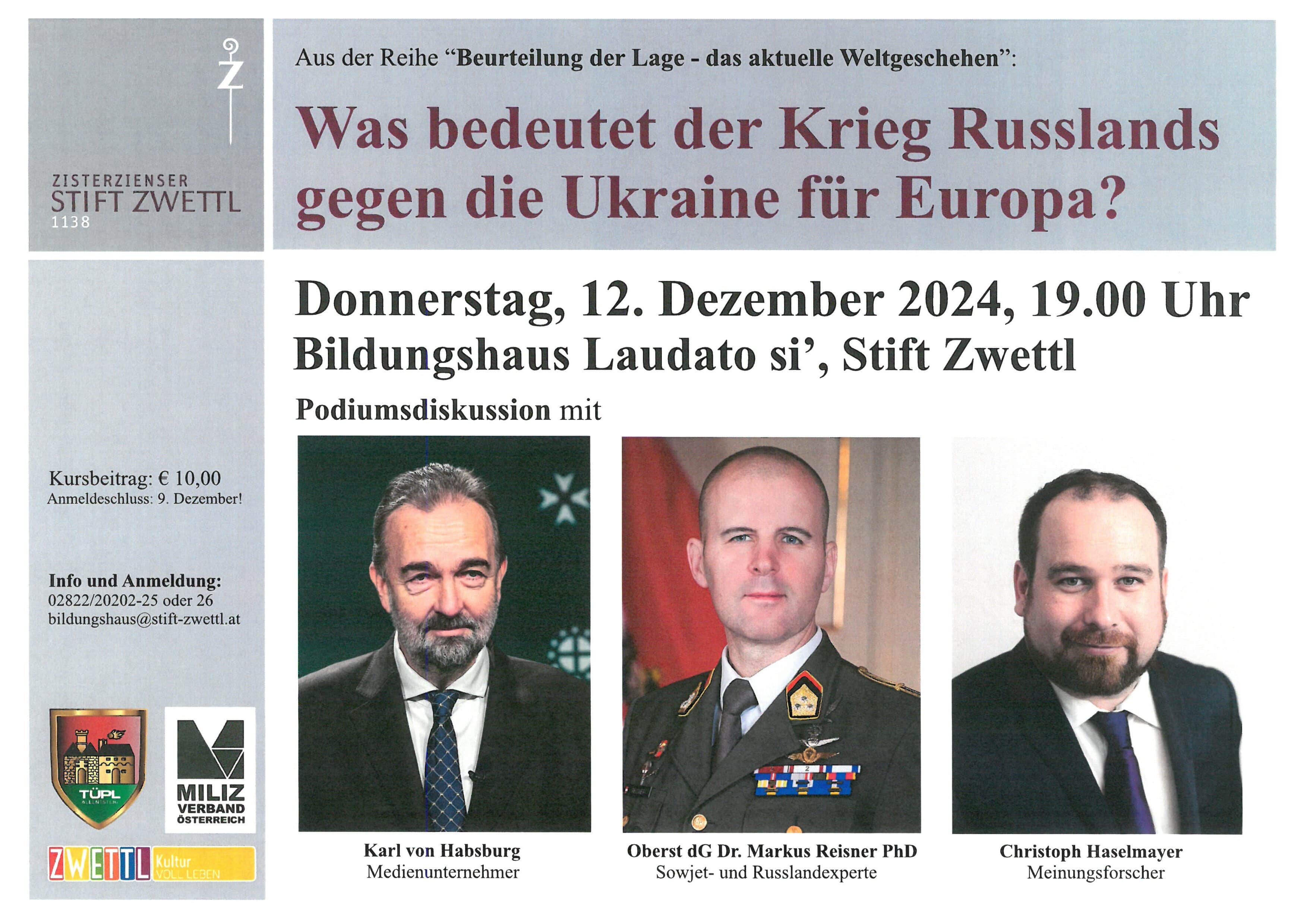 Was bedeutet der Krieg Russlands gegen die Ukraine für Europa?