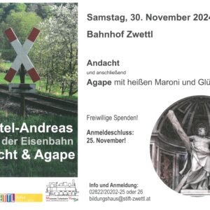 APOSTEL-ANDREAS-ANDACHT & AGAPE